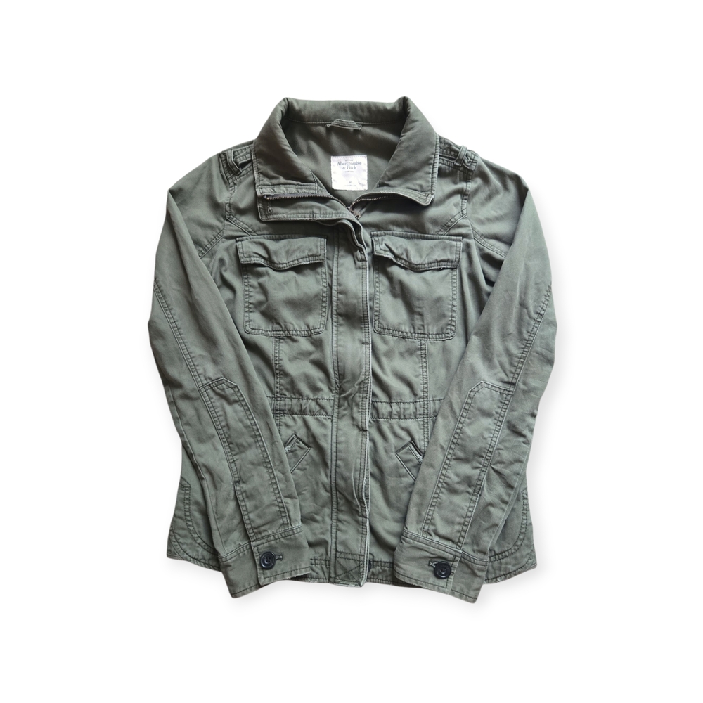 Abercrombie & Fitch Olive Utility Jacket